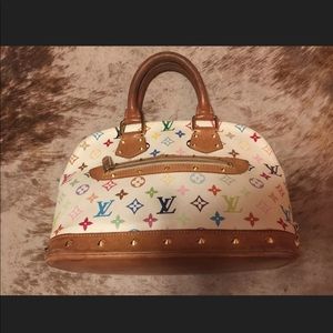 Authentic Multicolore Louis Vuitton Alma